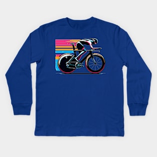 Time trial bicycle Kids Long Sleeve T-Shirt